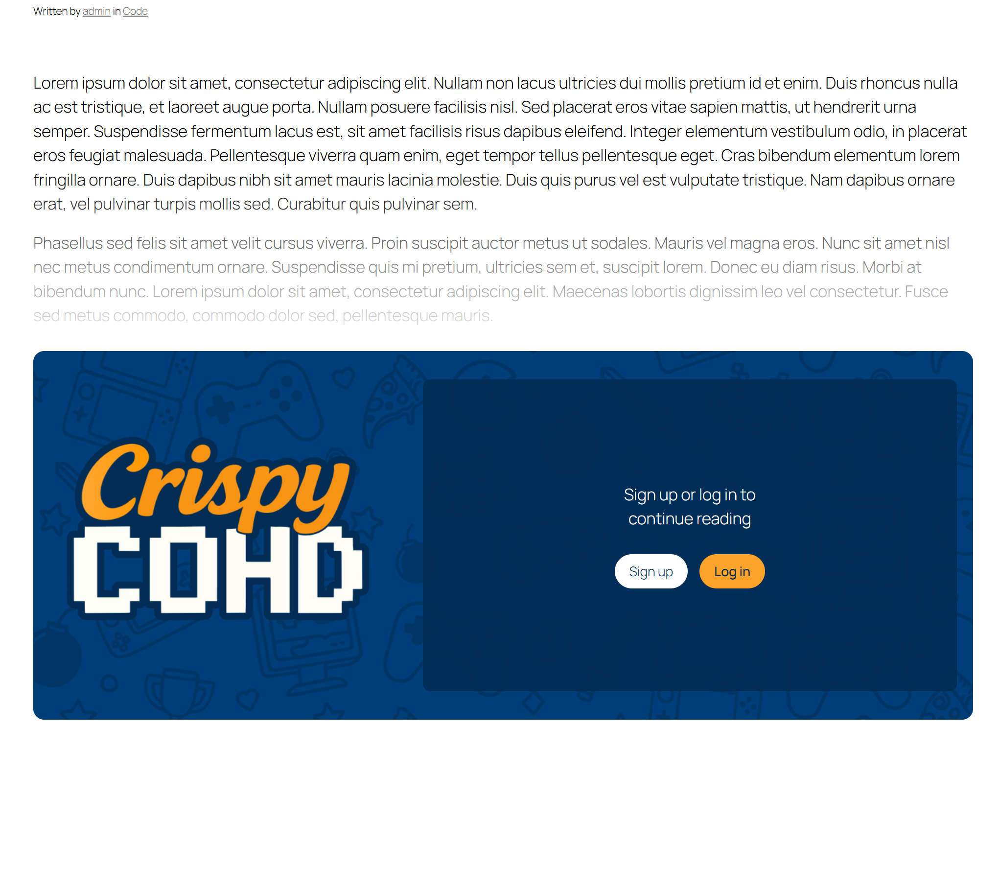 Gated Content Screenshot 4