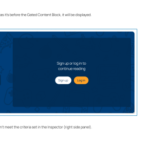 Gated Content Screenshot 1