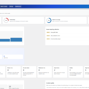 SEO/AIO Plugin Dashboard - CrispyCohd SEO/AIO plugin